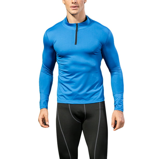 Men T-Shirt Compression Long Sleeve Top and Pants Gym Fitness Sport Clothing